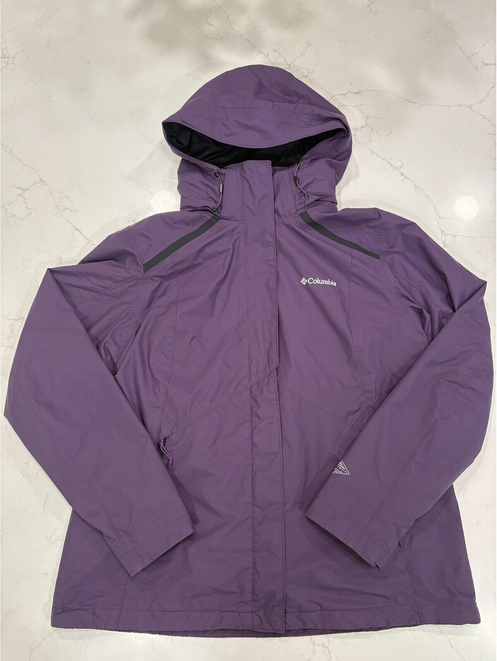Columbia Interchange Omni-Heat Purple 3-in-1 Jacket – Women’s XL